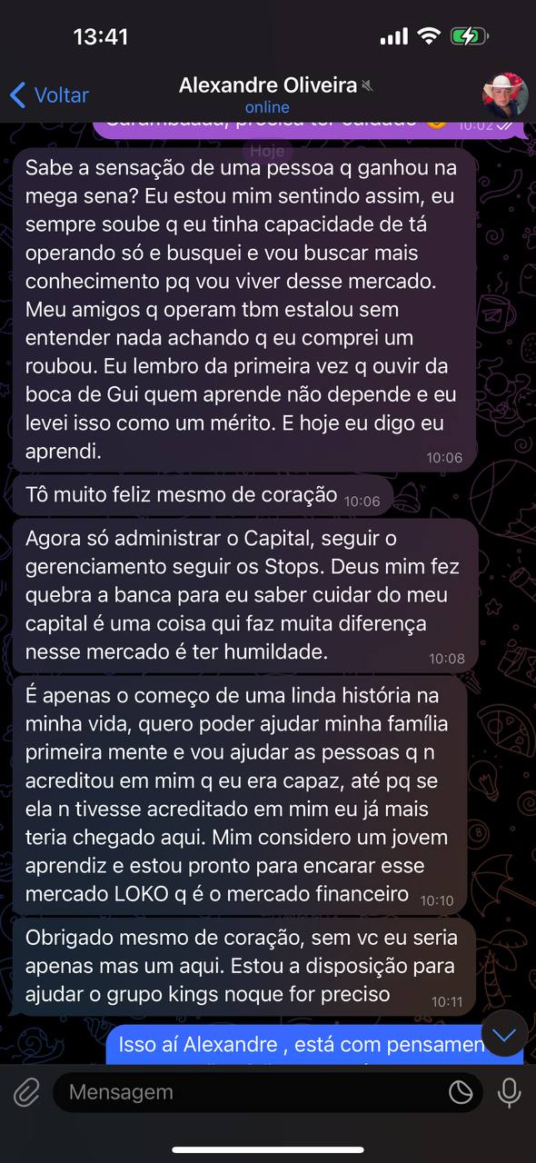 Depoimento Alexandre Oliveira